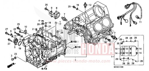 CARTER MOTEUR ST1300A8 de 2008